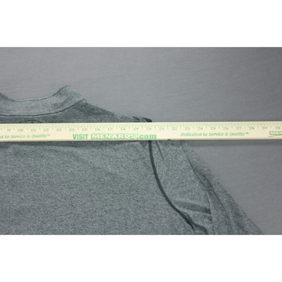Under Armour Shirt Mens 3XL Gray Threadborne HeatGear Long Sleeve Quarter Zip - Picture 5 of 11